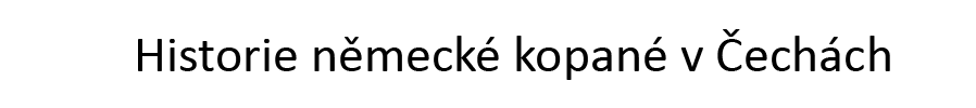 Historie německé kopané v Čechách - logo